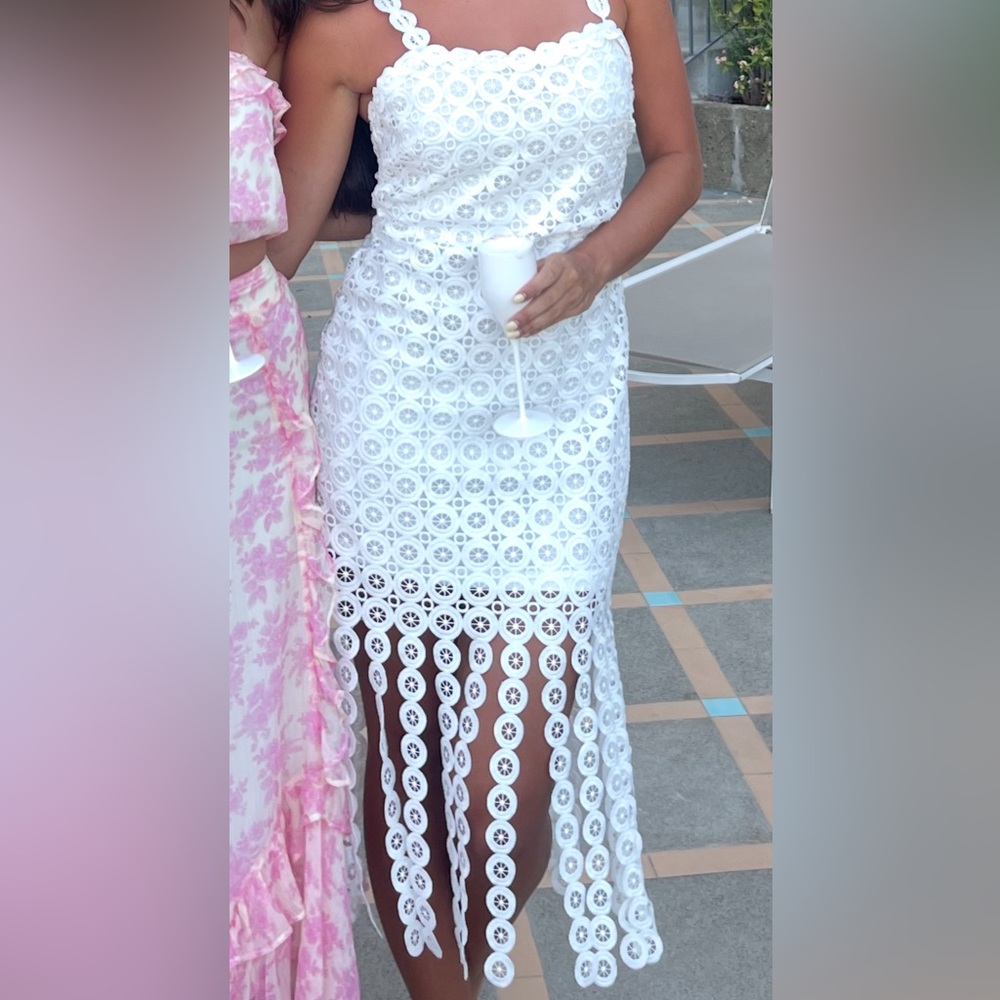 White Midi Dress